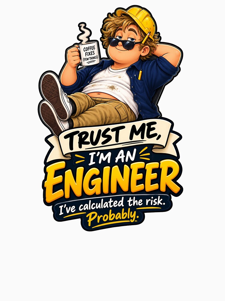 Trust Me I’m an Engineer – Funny Engineering Humor Gift by HO•Designs