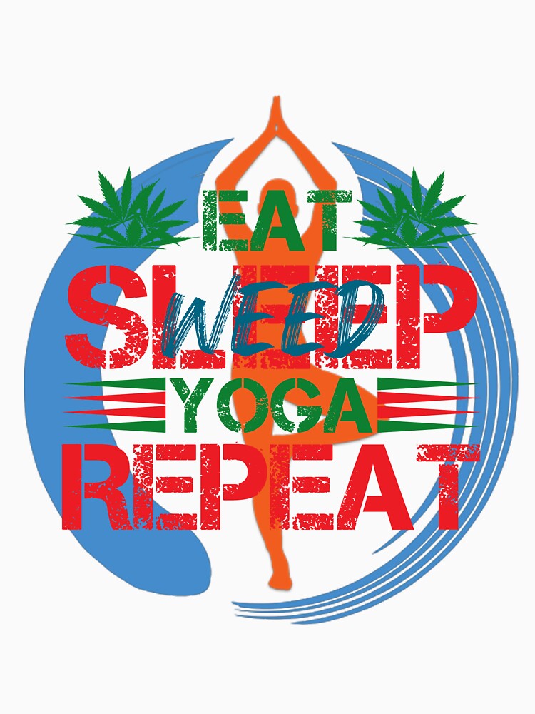 Eat Sleep Yoga Repeat by Warisally