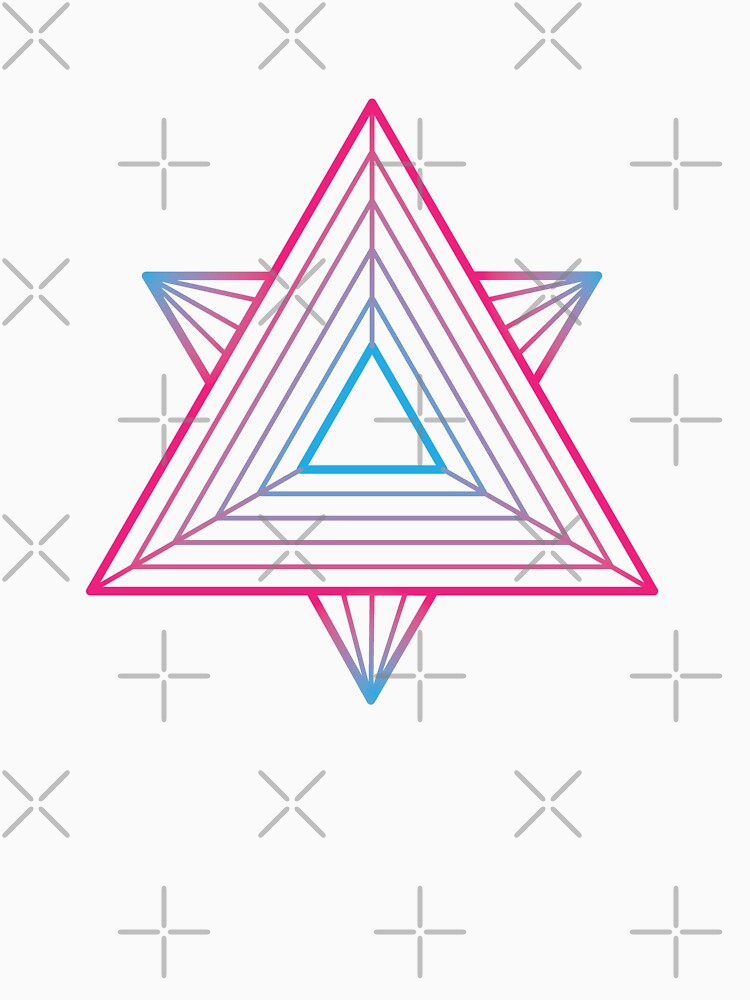 sacred geometry, abstract triangles by DerSenat