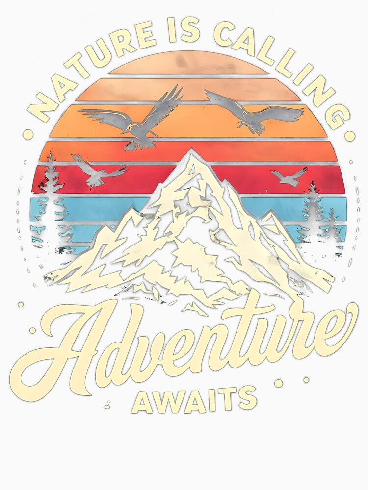 Retro Vintage Mountain Adventure by SpeakingPrint2