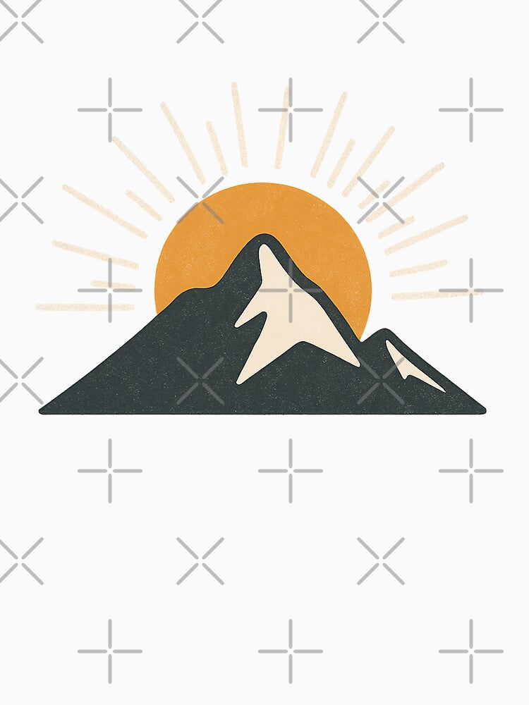 Vintage Sun & Mountain by Nuvijo