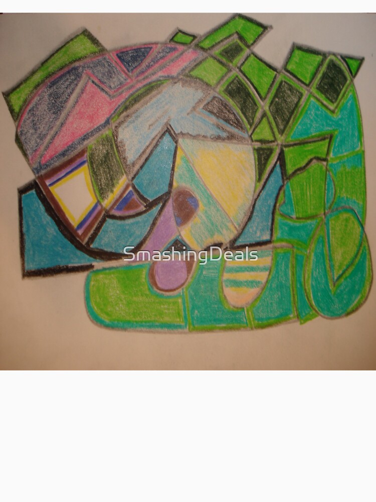 Green Geometric Array Abstract by SmashingDeals