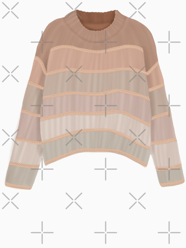 Stripped knit sweater by Becky-Marie