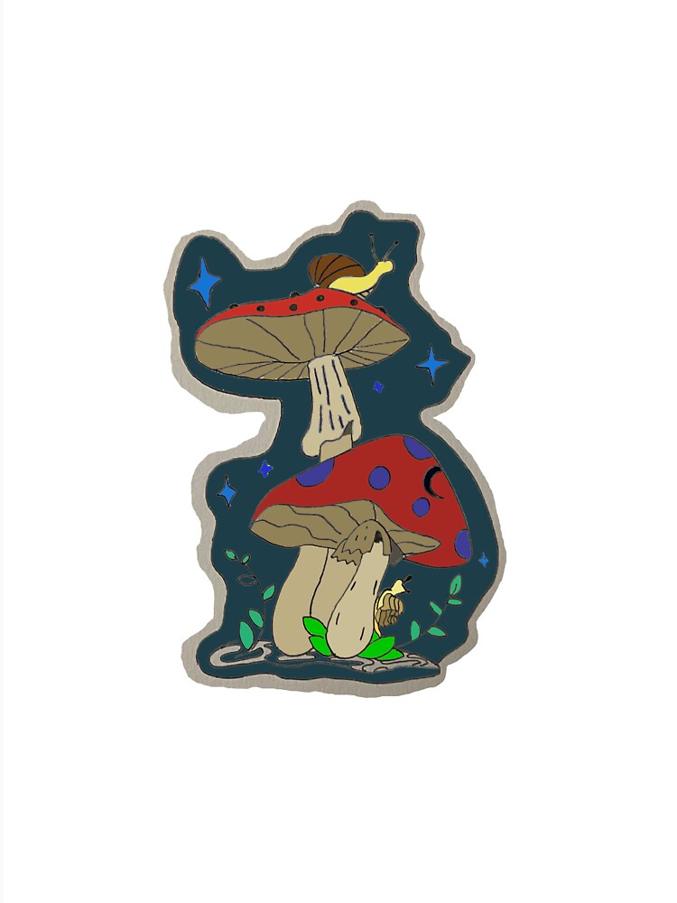 Dark sky mushroom with snail by Eric Gonzalez Heredia