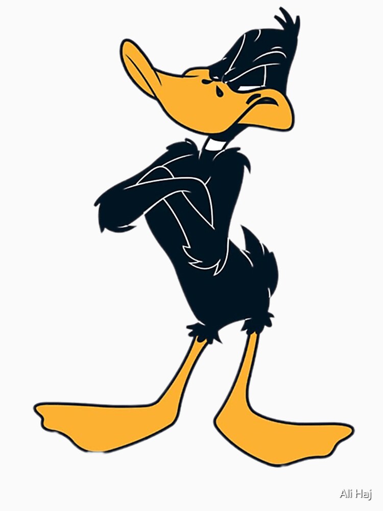 Daffy Duck Print by Ali Haj