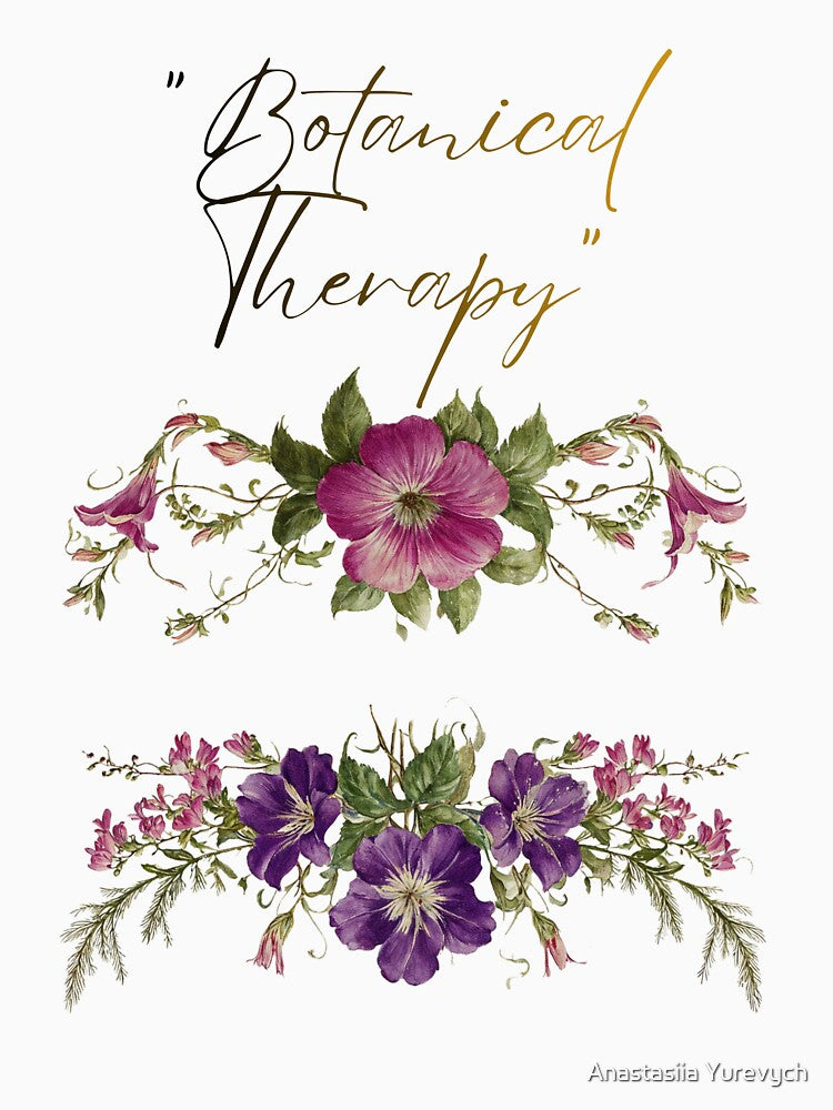 Botanical Therapy Watercolor Floral Design by Anastasiia Yurevych