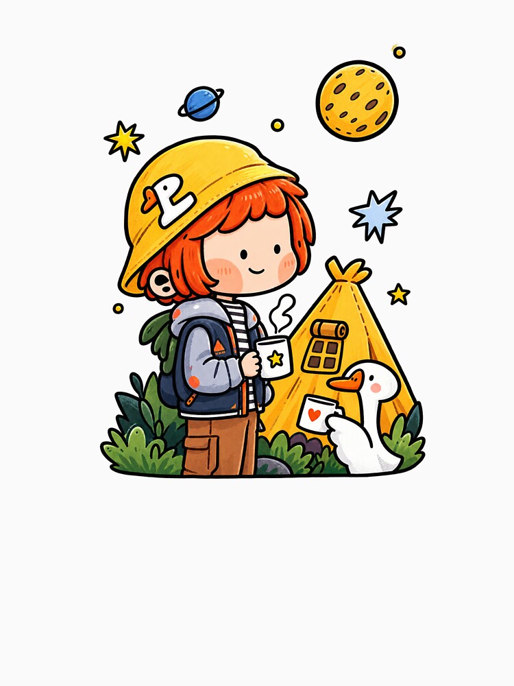 Cute Camping Adventure with Goose by Prism--Fashion