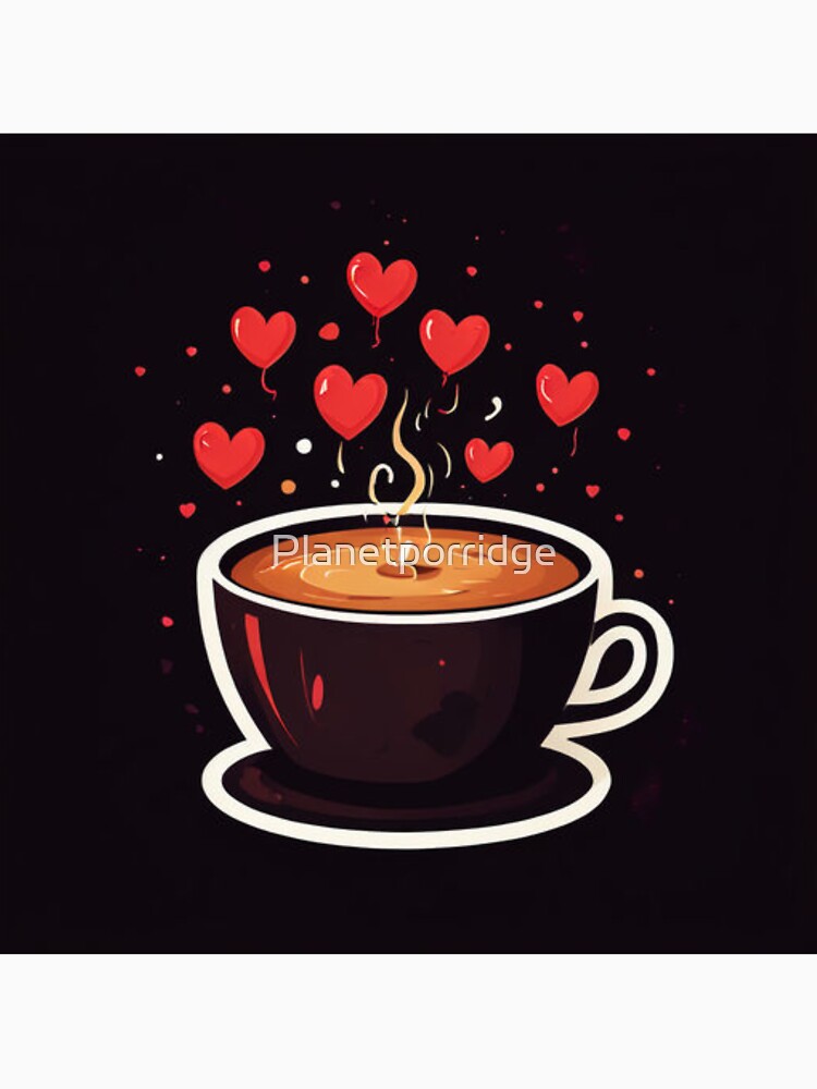 I love Coffee Design by Planetporridge