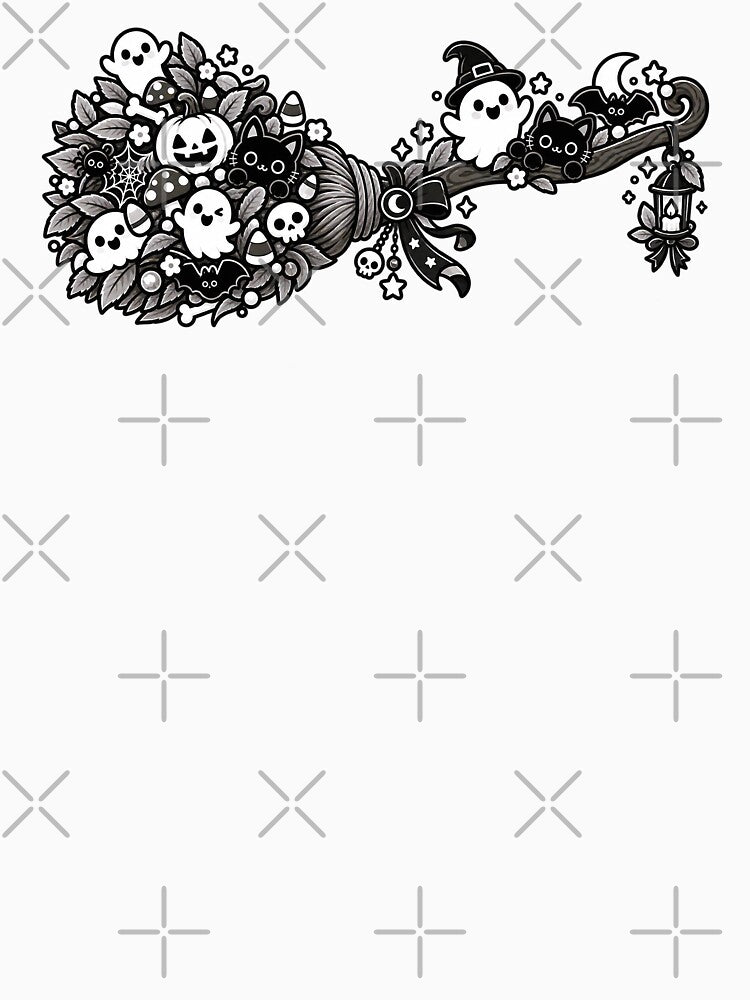 HALLOWEEN DOODLE COLLECTION - BROOMSTICK v2 by WheelieGdArt