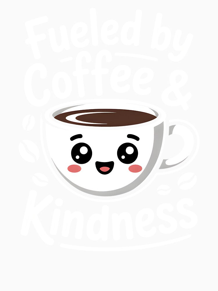 Funny Coffee Fueled By Coffee And Kindness by KarimSoCute