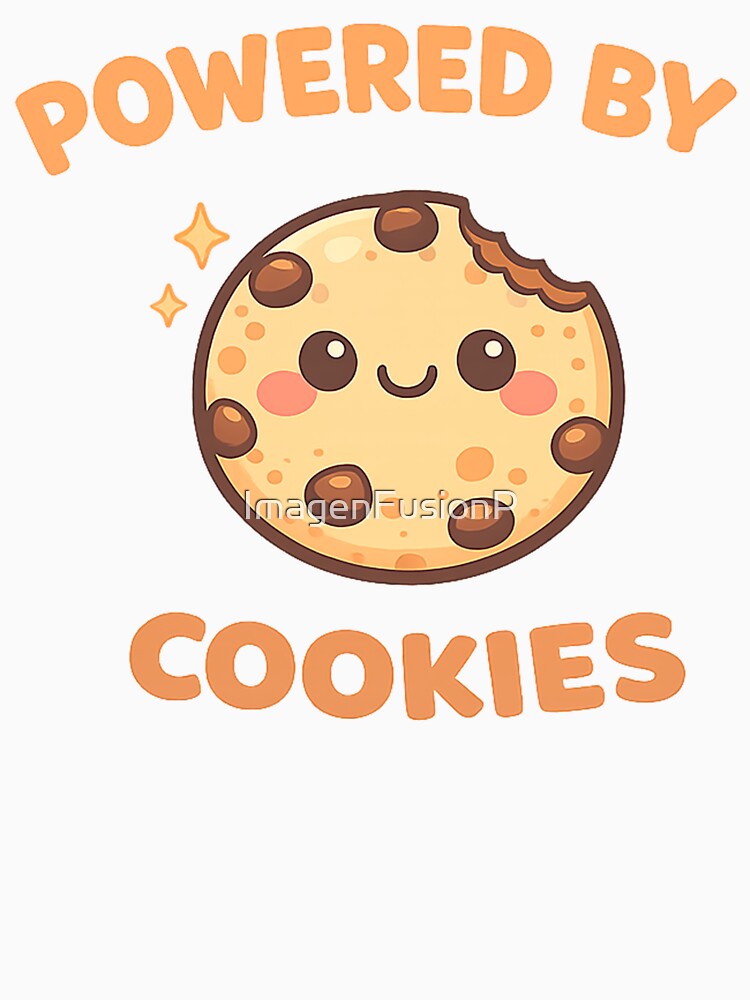 Powered By Cookies Cute Kawaii Food by ImagenFusionP