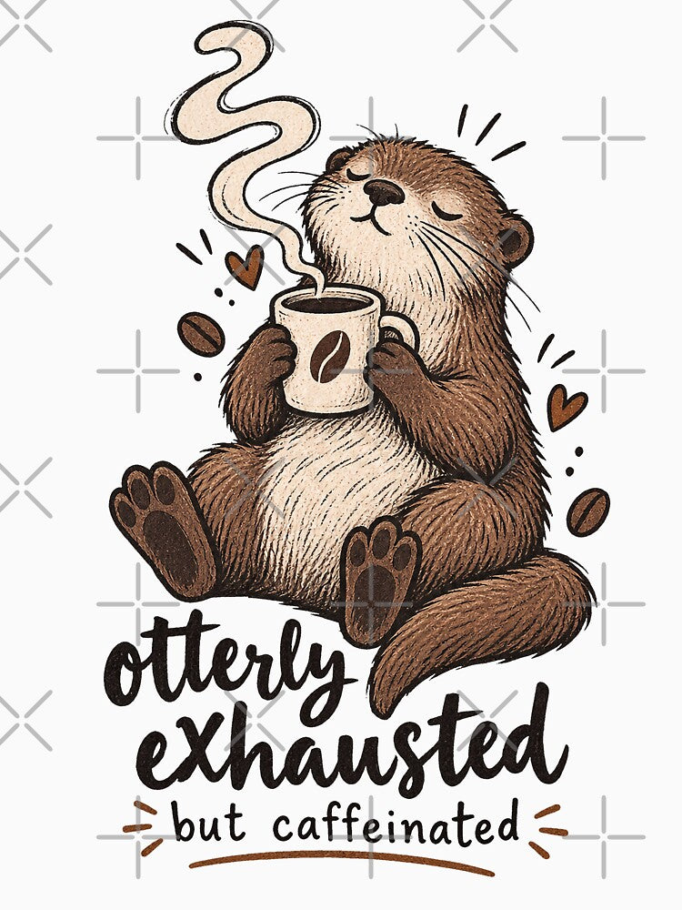 Otterly Exhausted But Caffeinated by tollaru