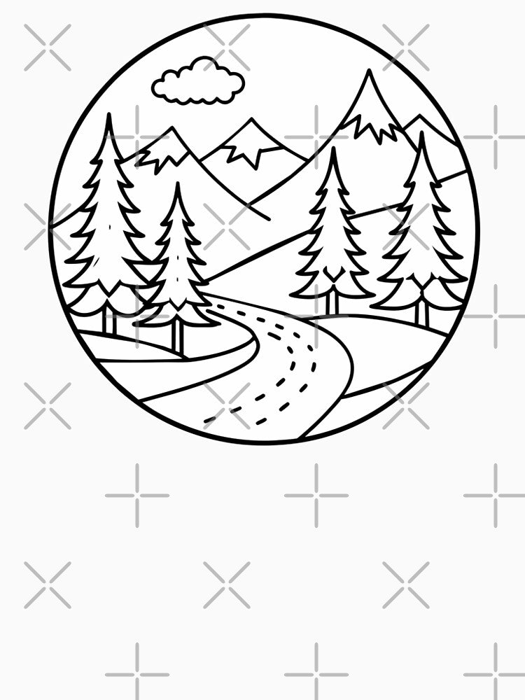Minimalist Mountains by GraphicsClub