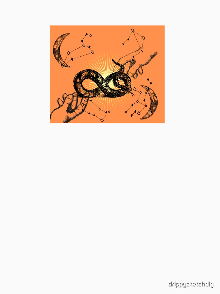 Celestial Snake Graphic Design by drippysketchdlg