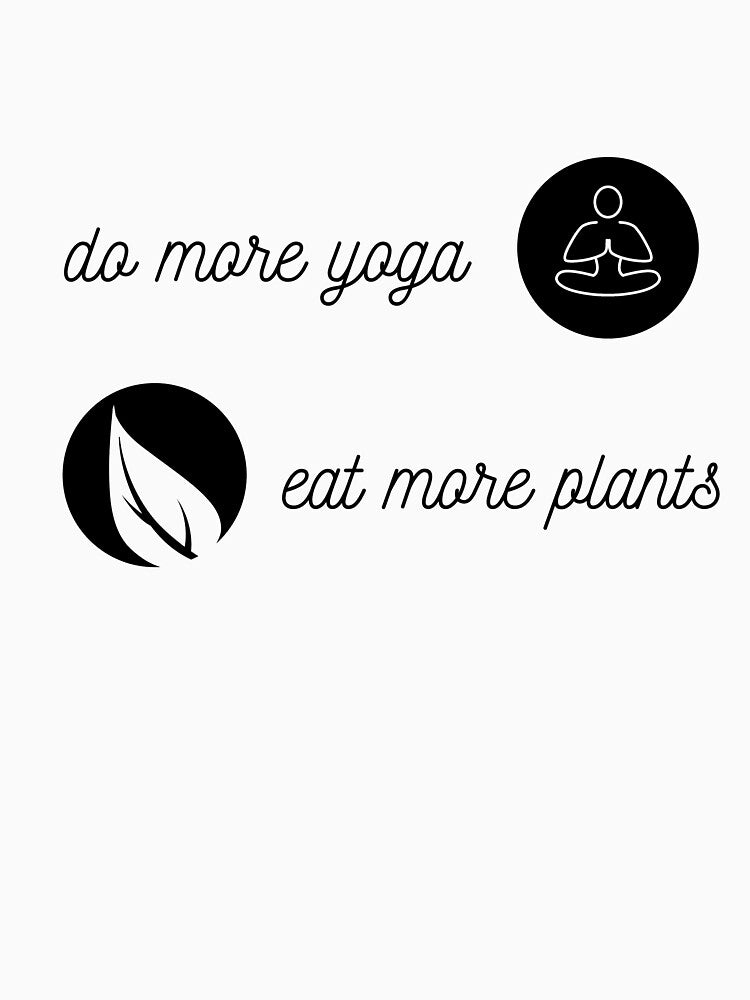 Do More Yoga, Eat More Pants yoga top by PetrKad