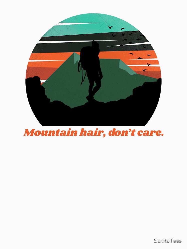 Mountain hair, don't care. by Ink & Fabric