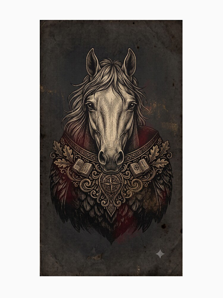 Moody Horse by Nocturnbotanica