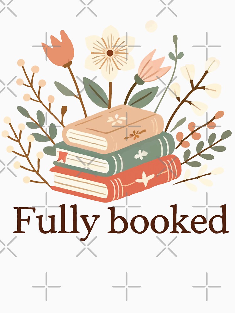 Book Lovers Funny Book Saying In Floral Design by LuminOrb