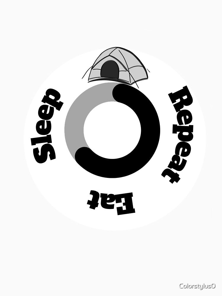 Eat Sleep Camp Repeat by Colorstylus0
