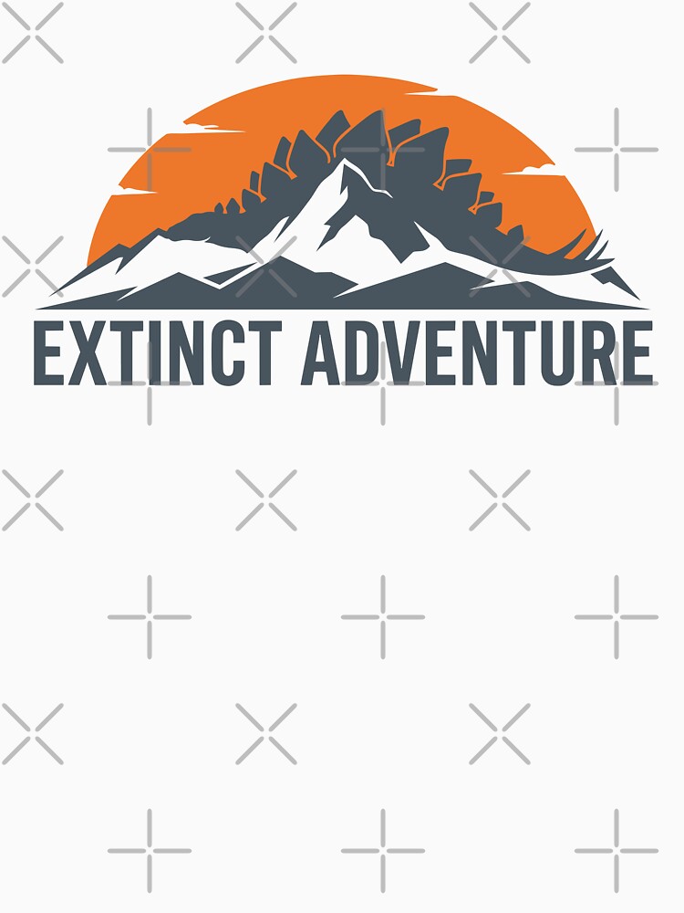 Saurian Mountain Expedition - Minimalist Dinosaur Hiking by Mdozet