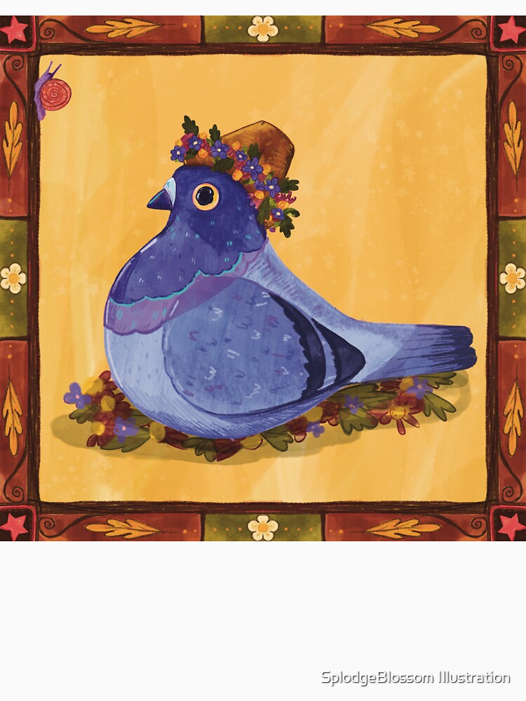 Autumn Garden Pigeon by SplodgeBlossom1