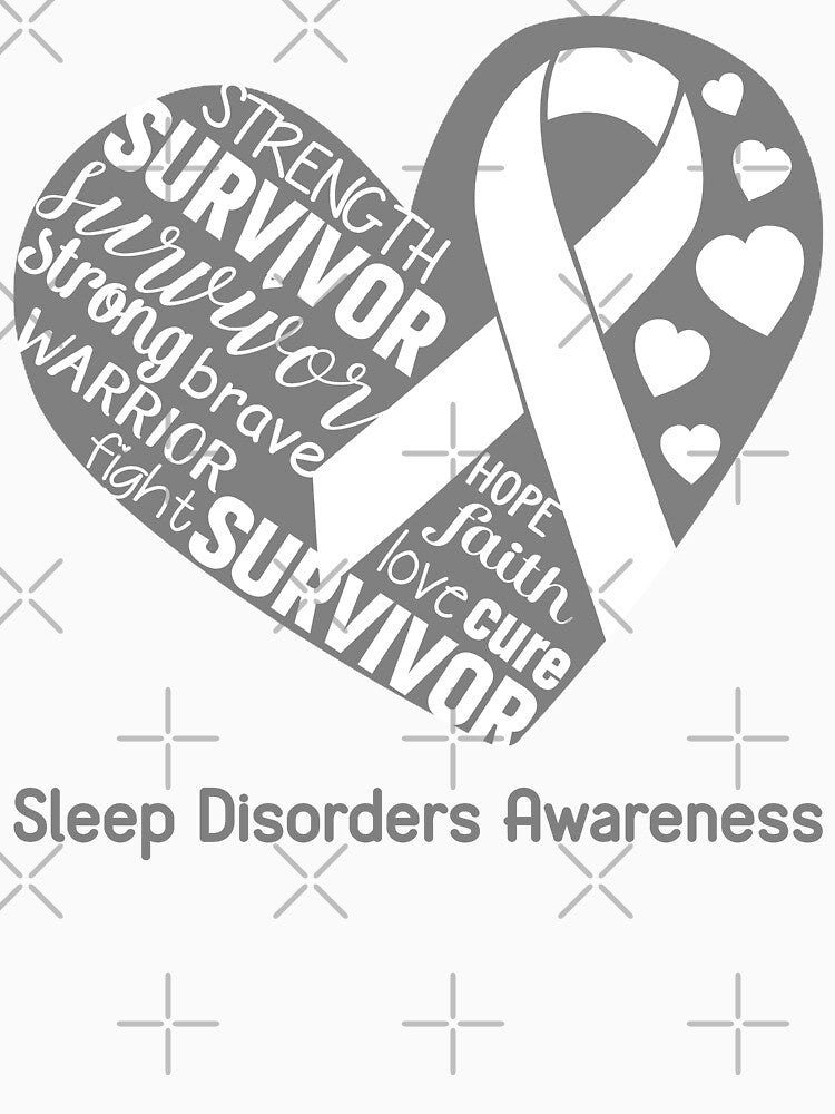 Sleep Disorders Heart Support Sleep Disorders Warrior Fighting by GennieShop