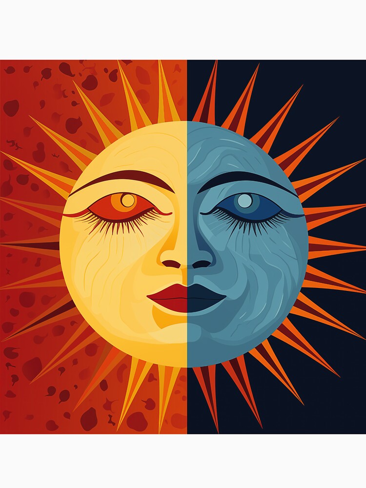 Sun and Moon by WarmHeartedArt