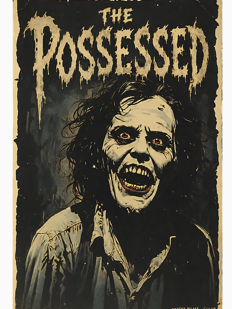 vintage horror poster by aliraweb