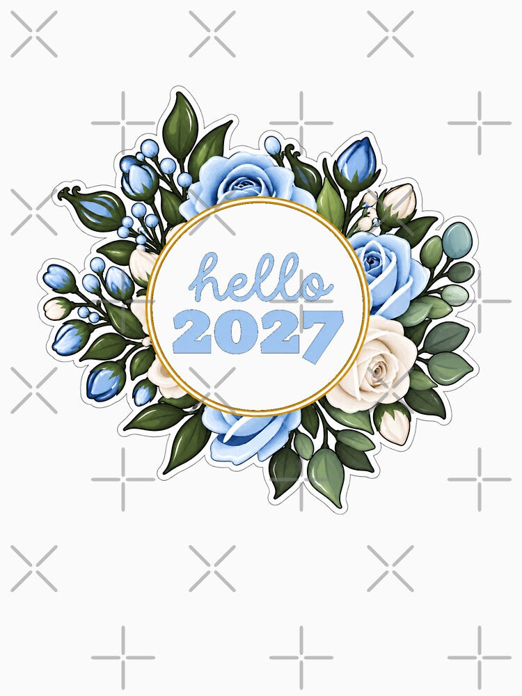 2027 Year Happy new year by Vavilonskaya