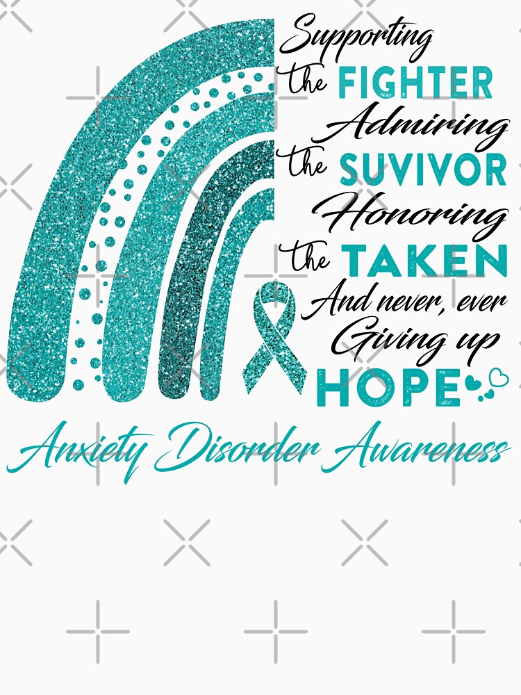 Anxiety Disorder Warrior Supporting Fighter Anxiety Disorder Awareness by Gillosina