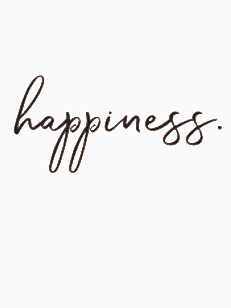 BE HAPPY STICKERS ,HAPPINESS, T-SHIRTS, FAMME, HOMME, GIFTS by BLB7