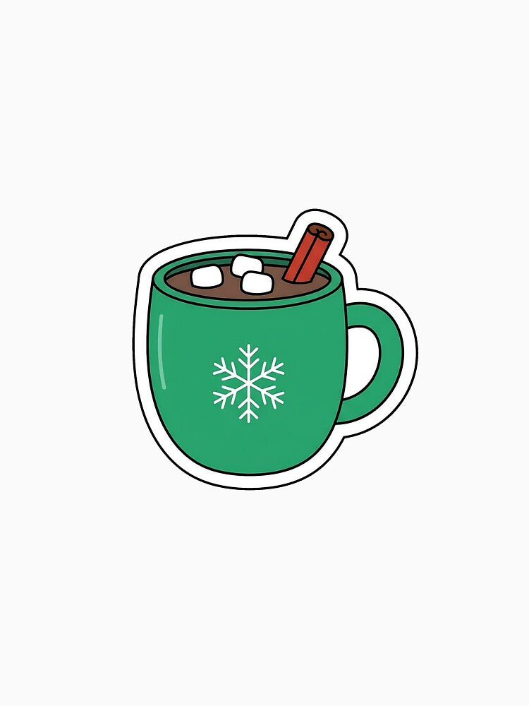 Cozy Mug of Cocoa - Warm Autumn Drink Sticker by SimpleP