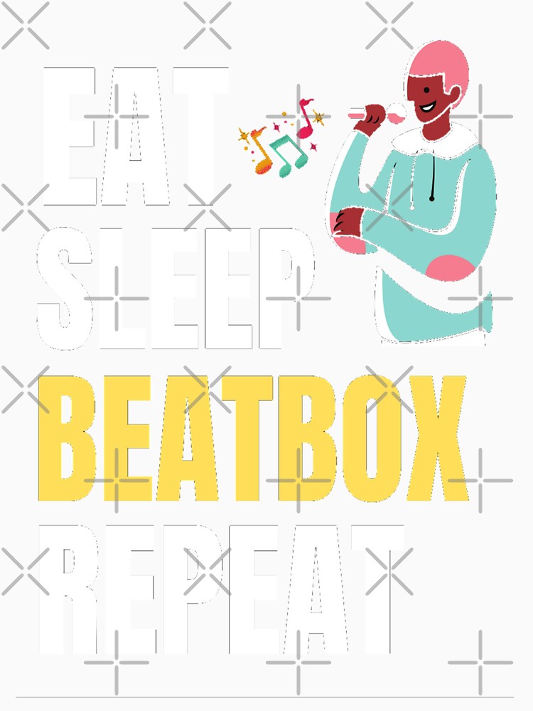 Eat Sleep Beatbox Repeat Funny Eat Sleep Beatbox Repeat Quotes by chetan786