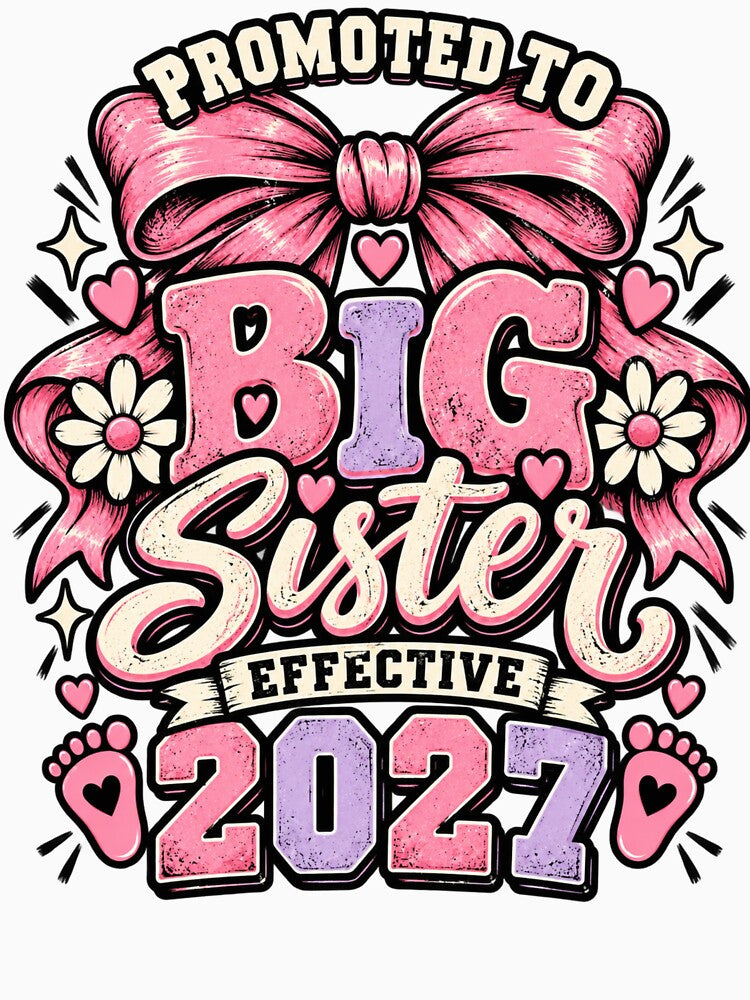 Promoted to Big Sister Baby Reveal Family Announcement by Putin-07