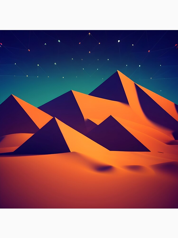 Dark minimalist moutain geometry - 7 by SpecialForceART