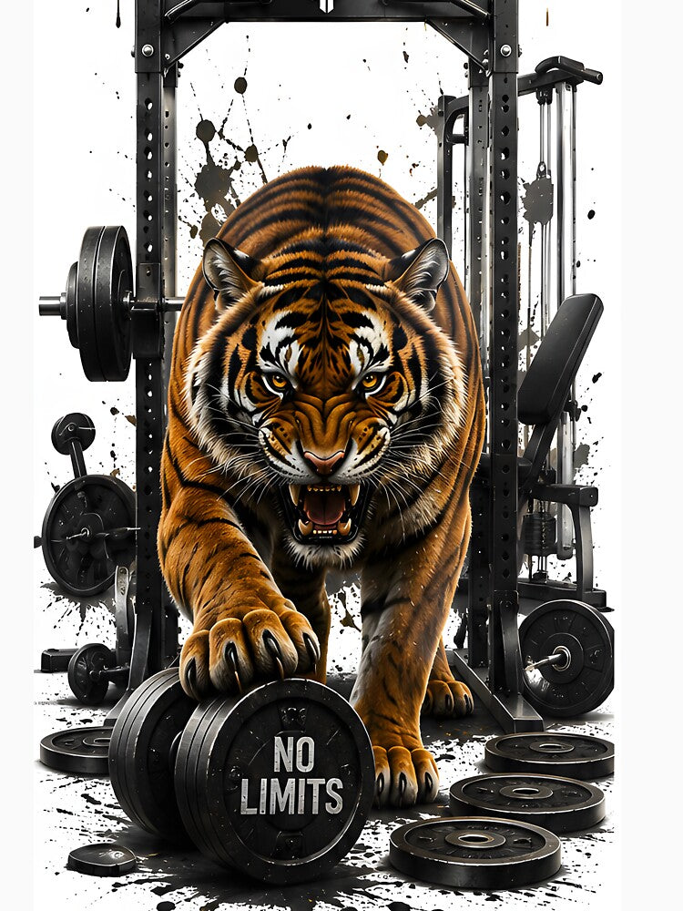 Copy of Gym Wear Clothes  Apparel T-shirt Tiger by hoTThirts
