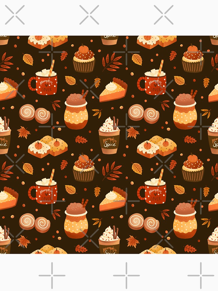 Pumpkin Spice Bliss: Lattes & Cupcake Delight by PeachyLitchi