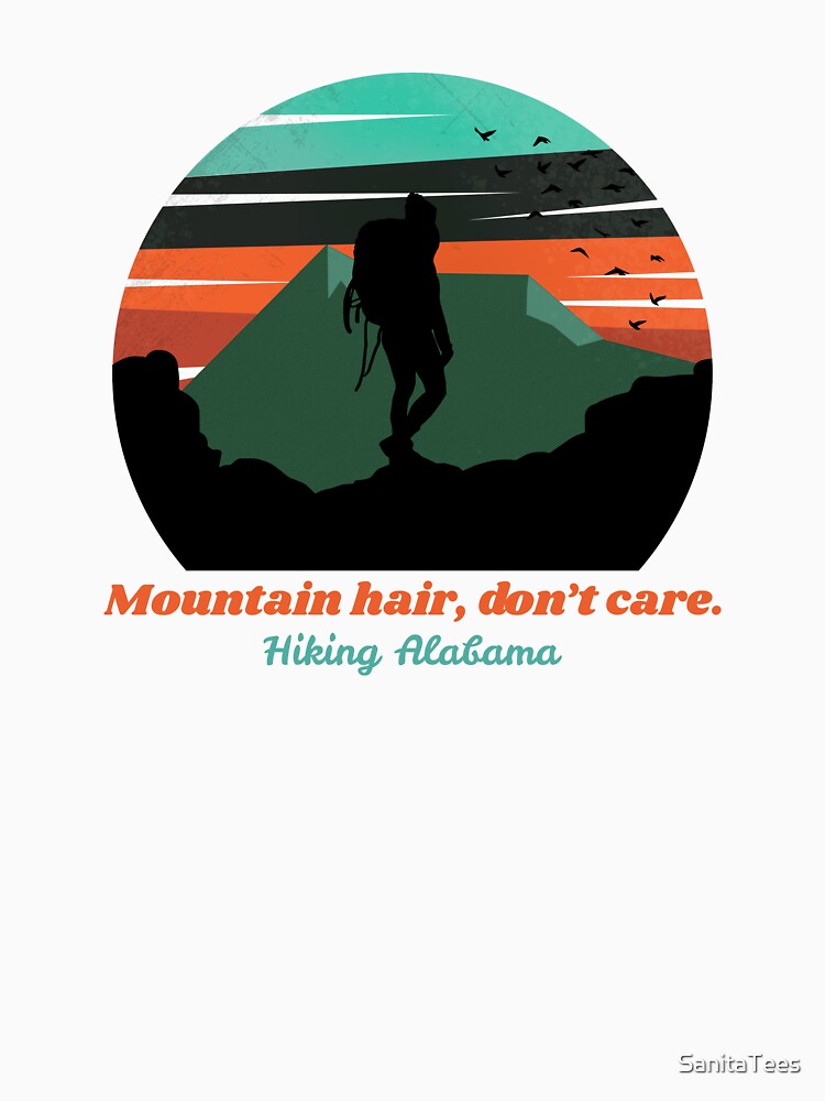 Mountain hair, don't care. Hiking Alabama. by Ink & Fabric