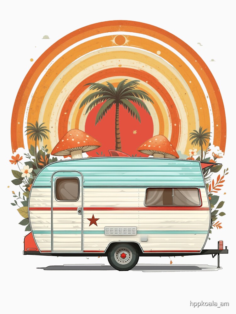 Retro Camper Holiday by Amet Hermawan