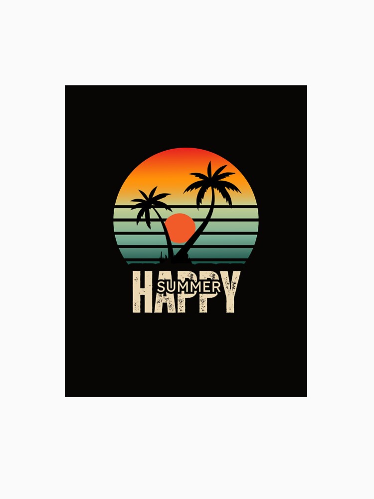 Retro Sunset T-Shirt by varshitha2024