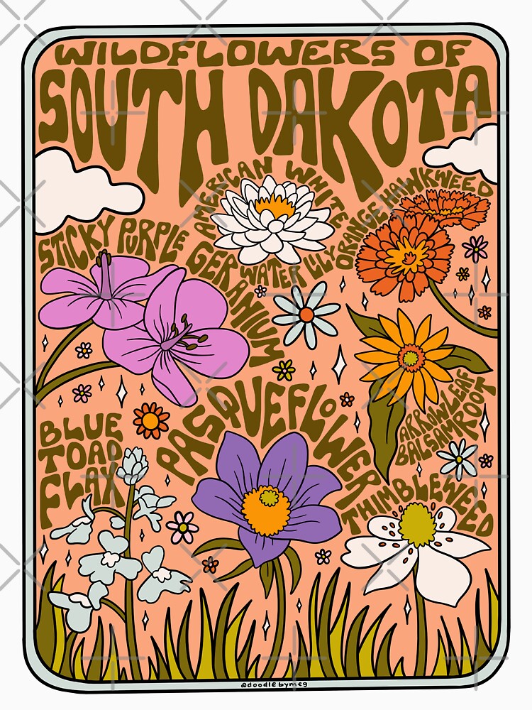 South Dakota Wildflowers by doodlebymeg