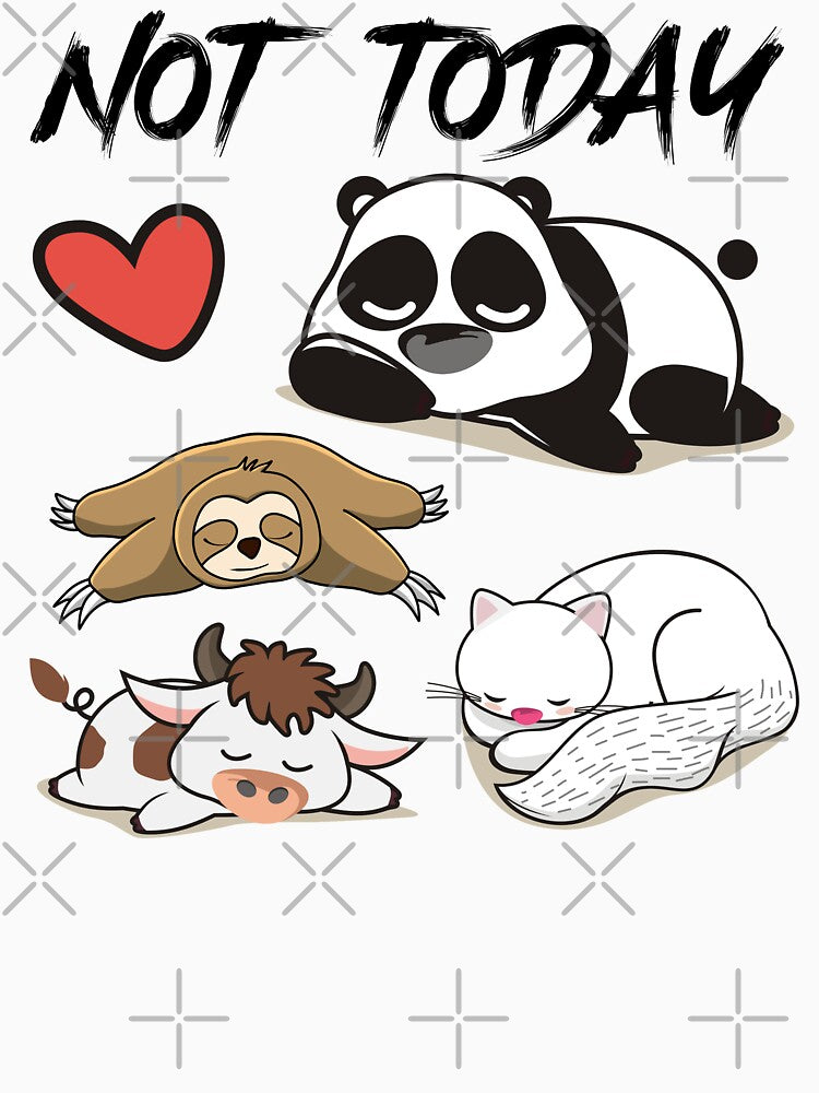 The Most Dangerous Animals - Ok. Not Today | Funny animal pattern by Petra Becker