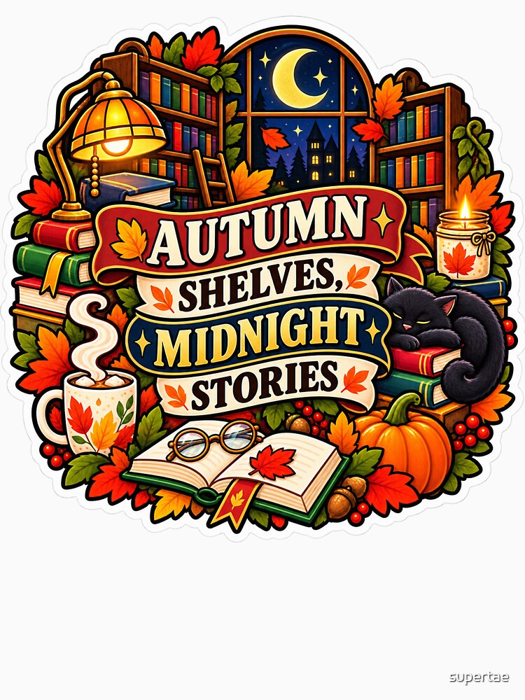 Autumn Shelves, Midnight Stories Librarian by supertae