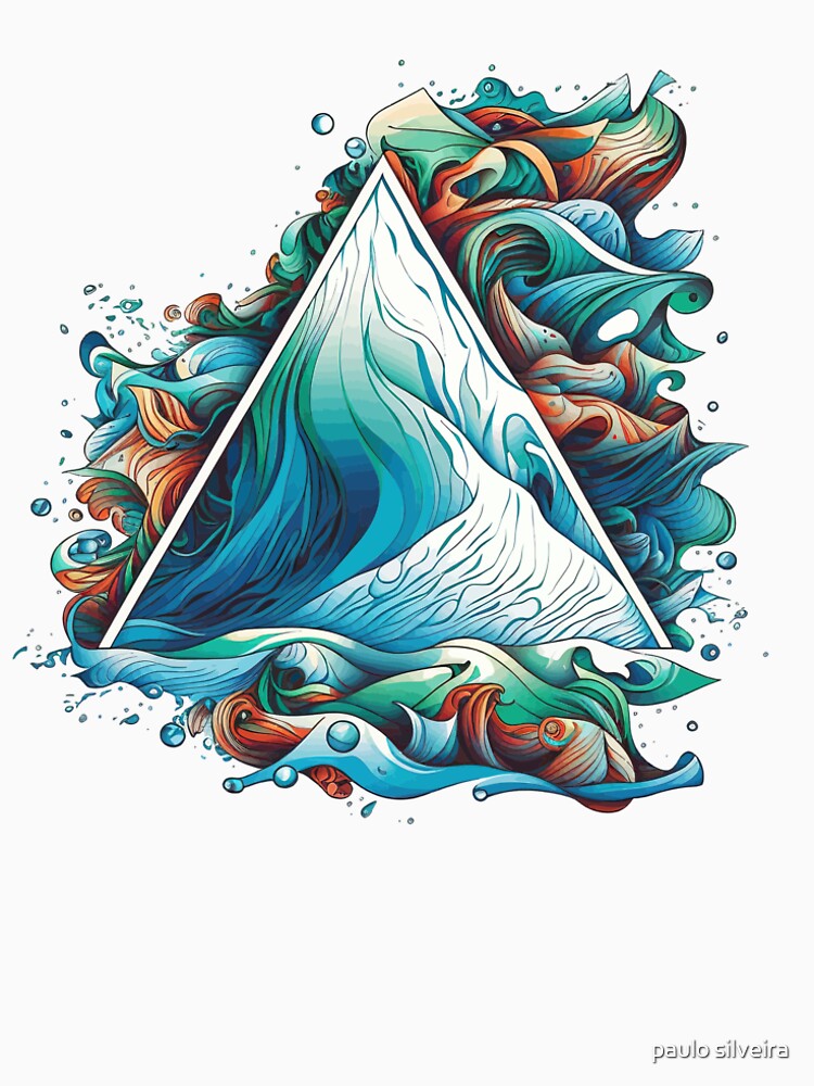 Magic Triangle Mirror. Hypnotic geometric design. by paulo silveira