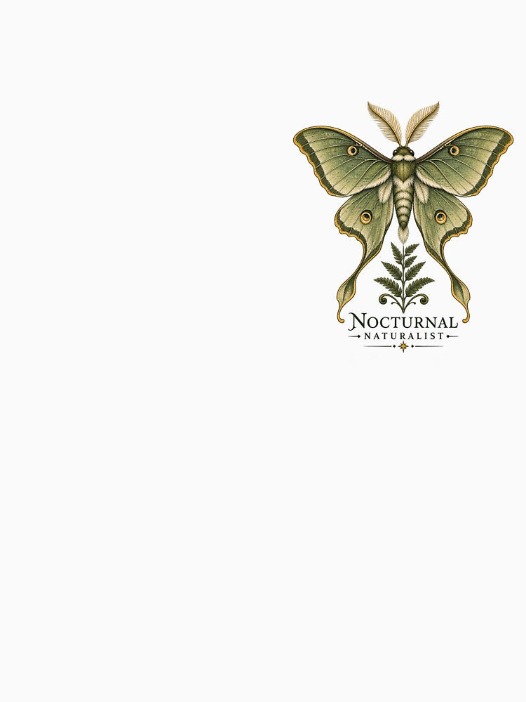 Mothing Moth Enthusiast | Vintage Botanical Lepidoptera | Moth-er Naturalist Gift by Brackenlume Studio