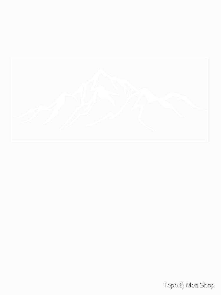 Mountain Range Sketch – Minimalist Nature Line Art for Hikers & Outdoor Lovers by Toph & Mea Shop