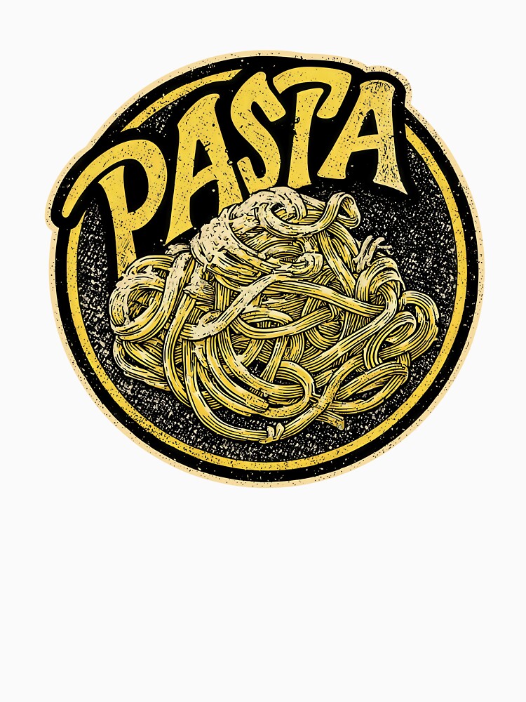 Vintage Pasta Lover Emblem – Retro Food Art by Absyntart
