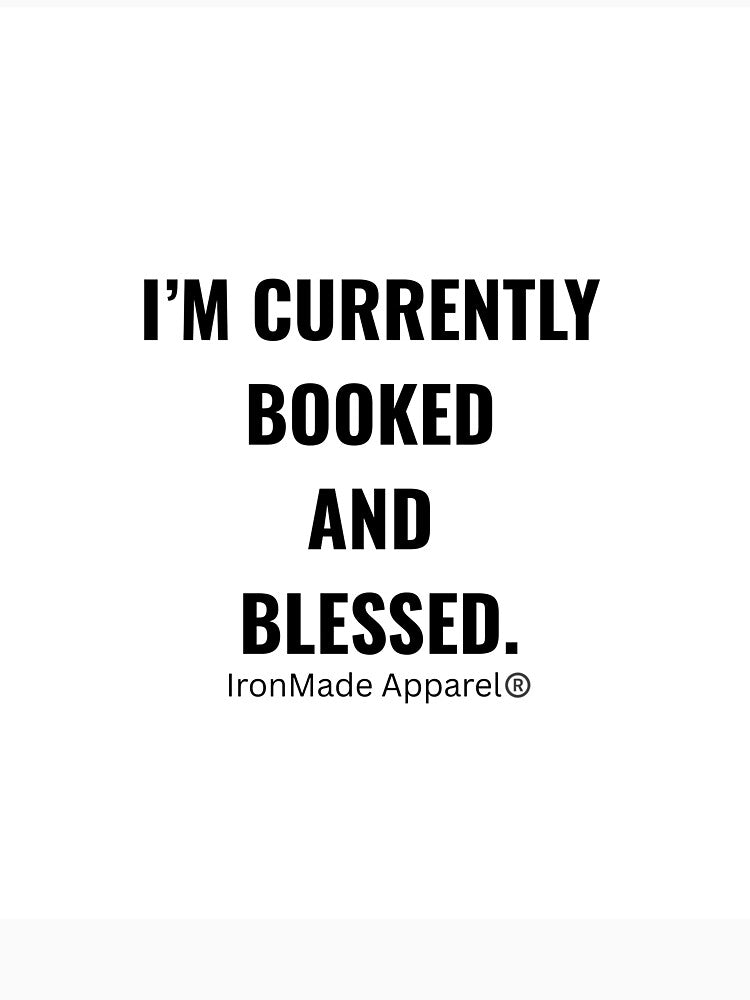 I’m Currently Booked and Blessed Electrician Shirt – Funny Electrician Pride Tee for Hardworking Tradesmen by IronMade Apparel