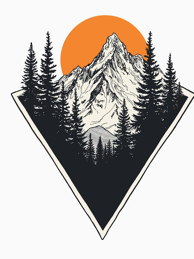 Sunset Mountain Triangle by Valascanza