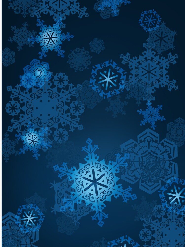Glowing Snowflakes by TrevorIrvin